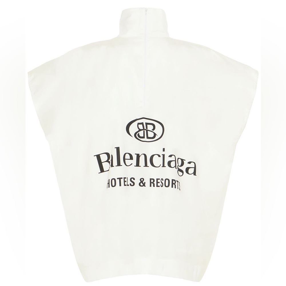 Balenciaga Hotel & Resort Oversize Cotton Top